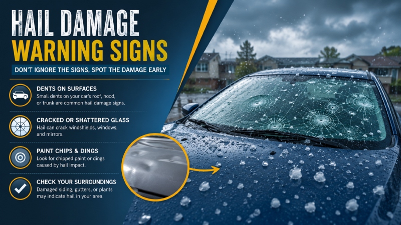 Hail Damage Warning Signs